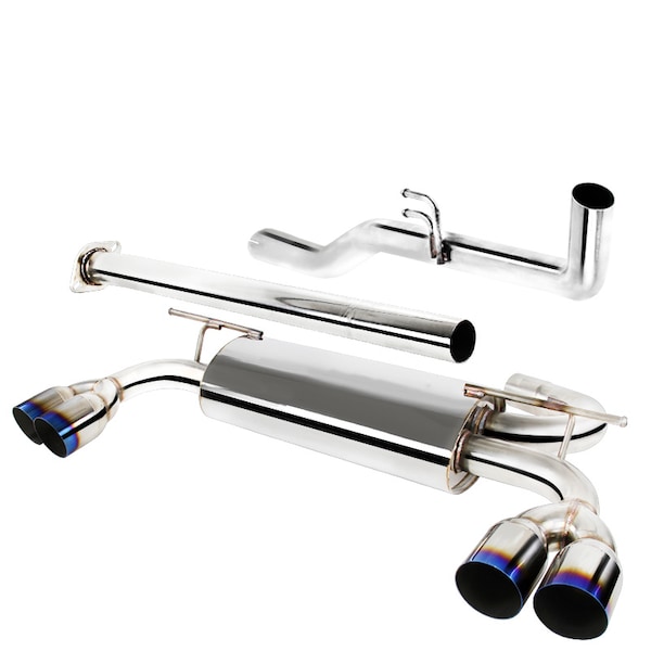 Spec-D Tuning 09-14 Hyundai Genesis Burnt Tip Catback Exhaust MFCAT2-GEN092T-SD - main